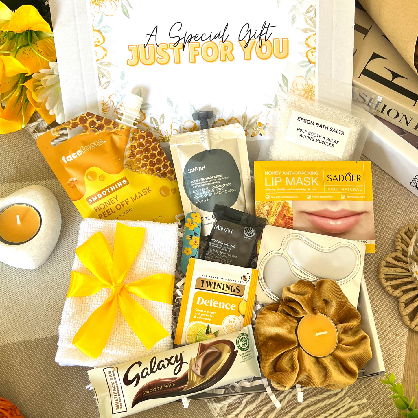 A Special Gift Just For You Yellow Pamper