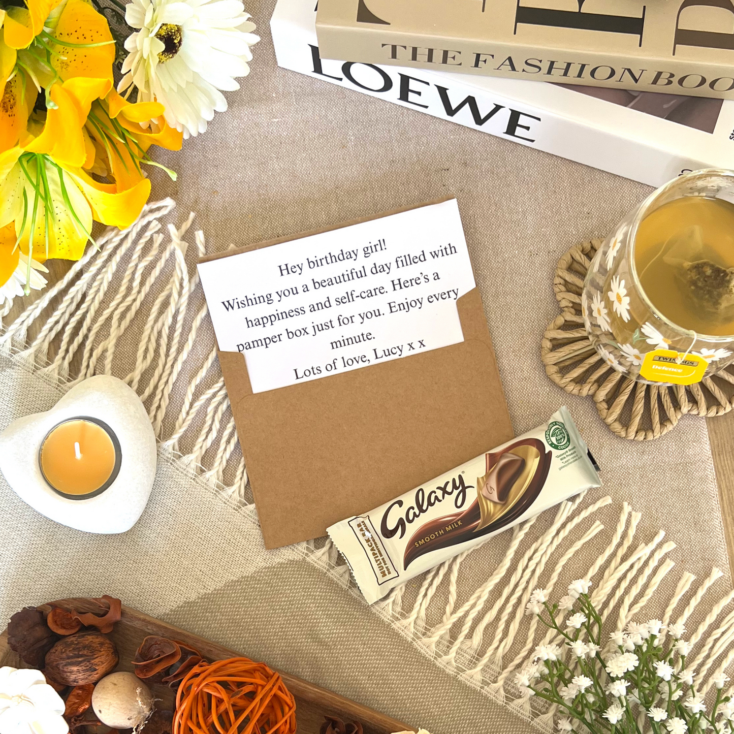 A Special Gift Just For You Yellow Pamper